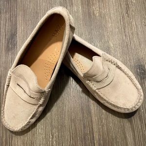 Zara Kids Suede Leather Moccasins